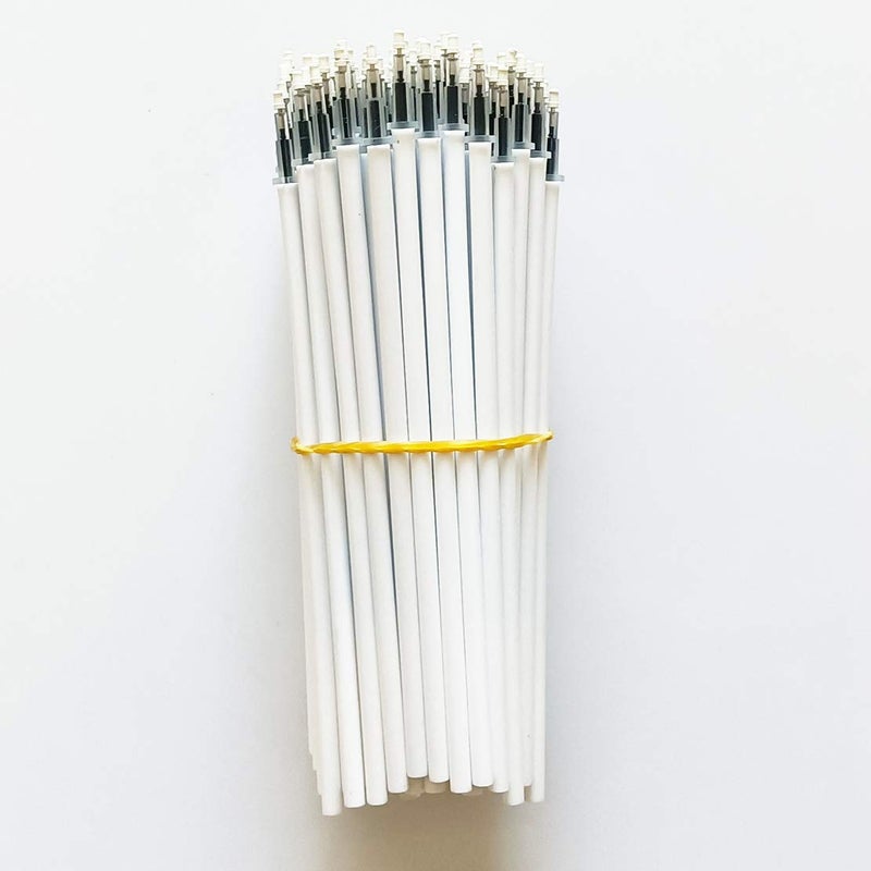 sencoo 100 pack 0.5 mm Black Gel Ink Pen Replace Refills - Image 3